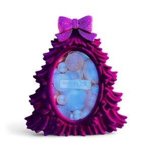 Rachel Zoe Vibrant Purple velvet Christmas Tree picture frame